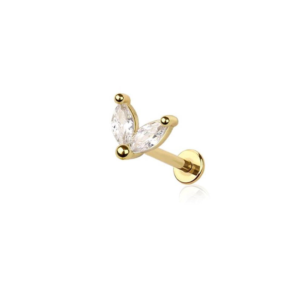 Marquise Wings Flat Back 16g