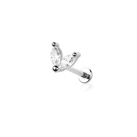 Marquise Wings Flat Back 16g