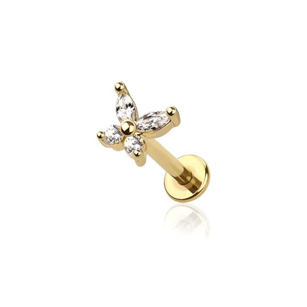 Claw-Set Butterfly Flat Back 16g