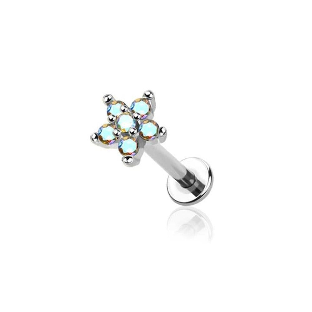 Claw-Set Flower Flat Back 16g