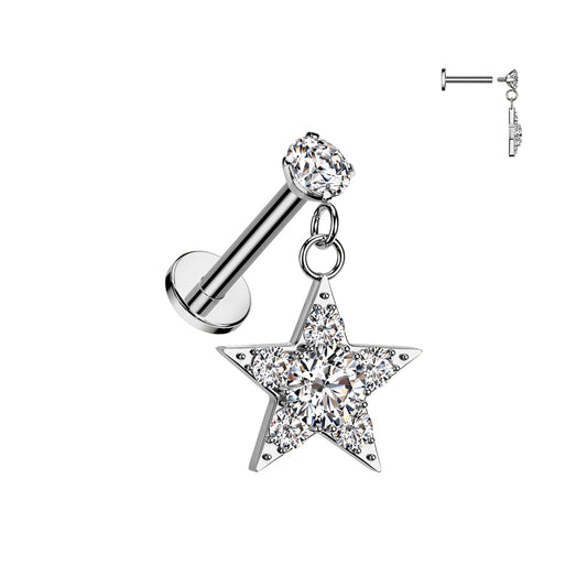PREMIUM Star Flat Back Dangle 16g