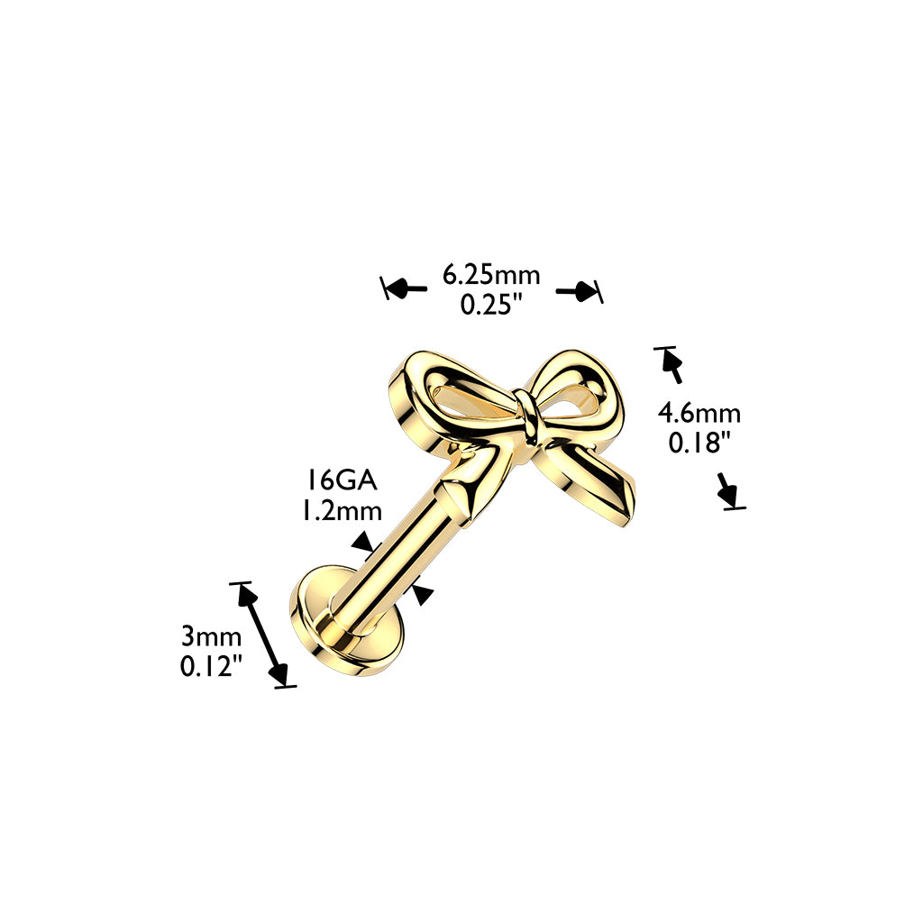 Classic Bow Flat Back 16g