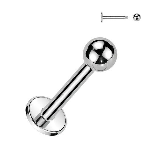 Surgical Steel Flat Back 16g-14g