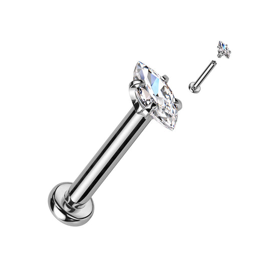 PREMIUM Claw-Set Marquise Flat Back 16g