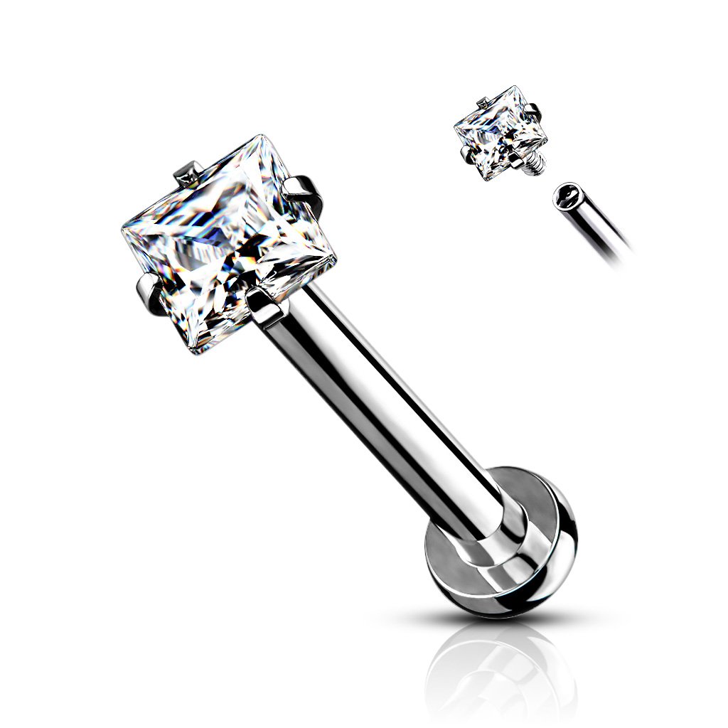 Premium Claw-Set Square Crystal Flatback 16g