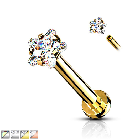 PREMIUM Claw-Set Star Flat Back 16g