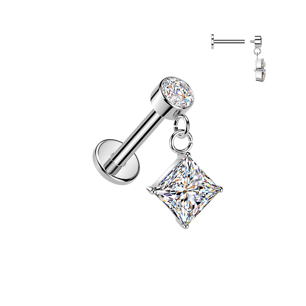 Premium Princess Prism Dangle Flat Back 16g