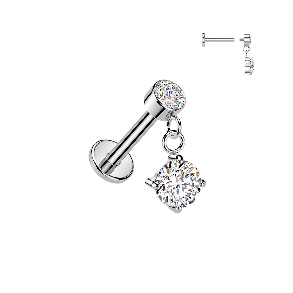 Premium Lunar Sparkle Dangle Flat Back 16g