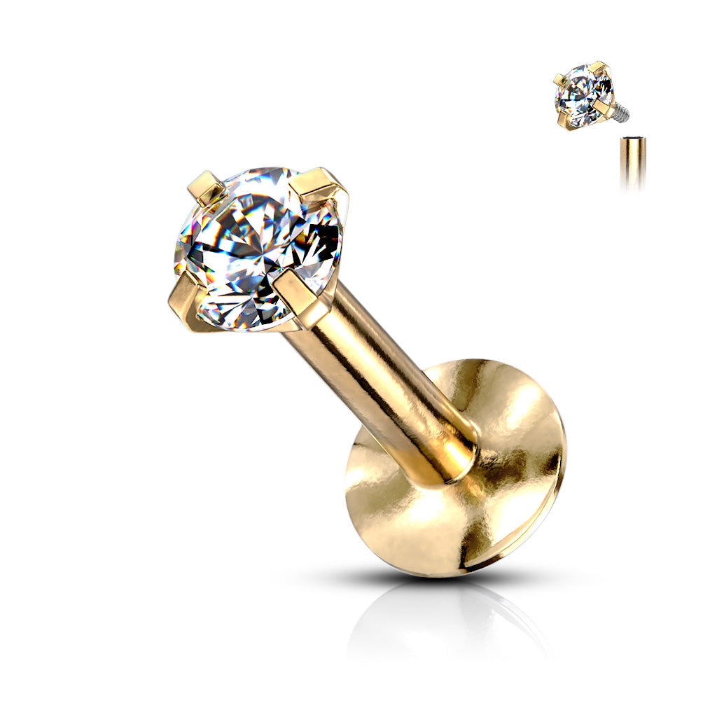 Premium PVD Claw-Set Round Crystal Flat Back 16g