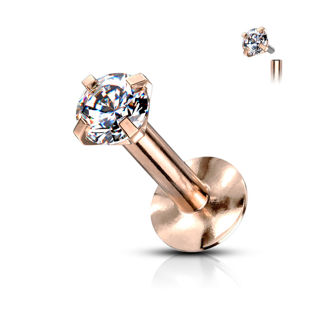 Premium PVD Claw-Set Round Crystal Flat Back 16g