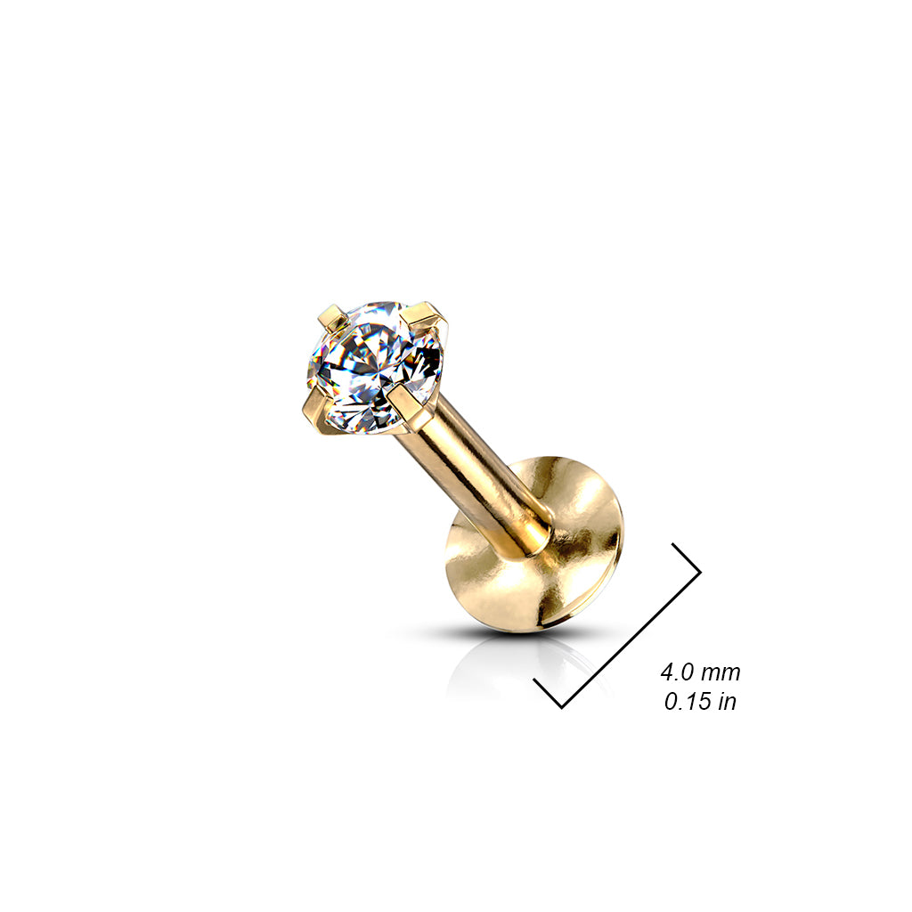 Premium PVD Claw-Set Round Crystal Flat Back 16g