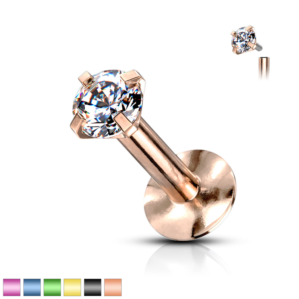 Premium PVD Claw-Set Round Crystal Flat Back 16g