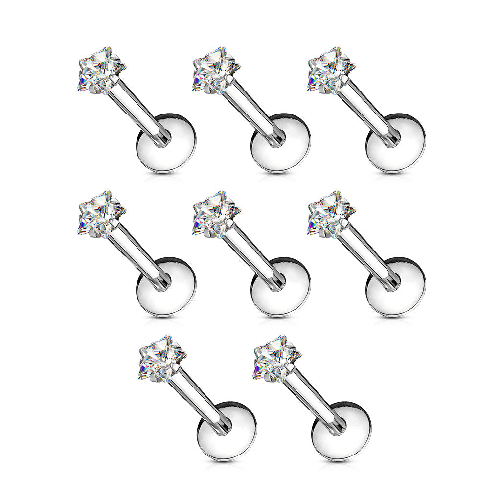 PREMIUM Claw-Set Star Flat Back 16g