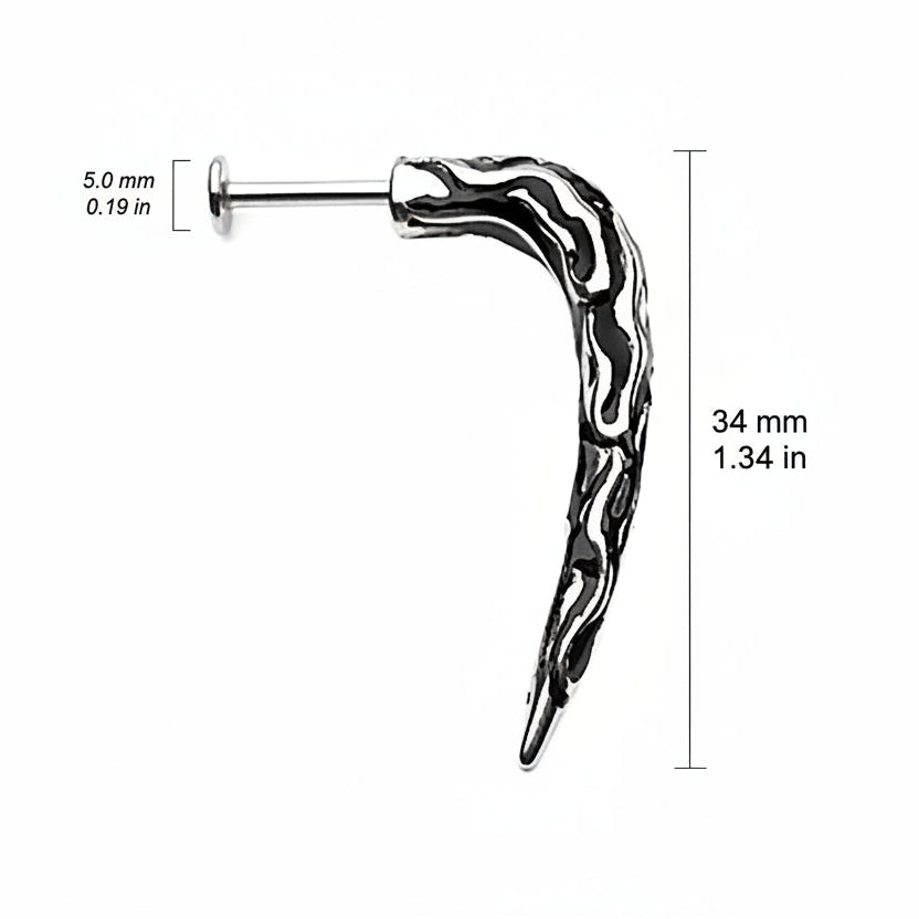 Bio-Mechanical Claw Disturbed Flat Back 14g