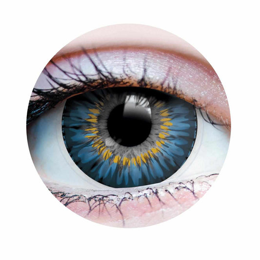 Moonrise Ocean - Blue Colored - Primal Contact Lenses