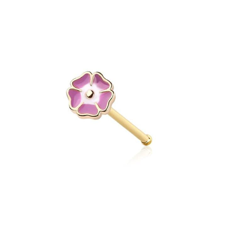Premium Surgical Steel Cherry Blossom Nose Bone 20g