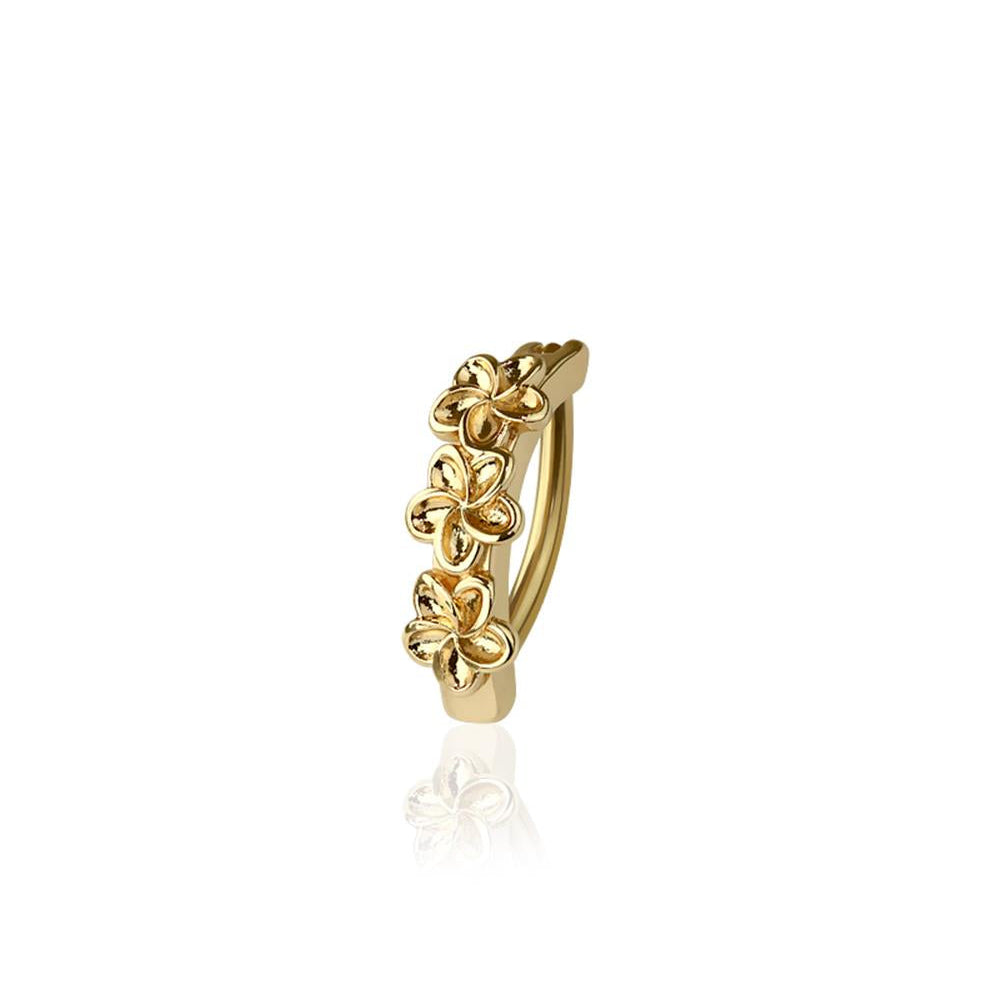 Triple Flower Belly Clicker 14g