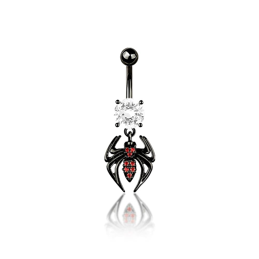 Midnight Web Navel Dangle 14g