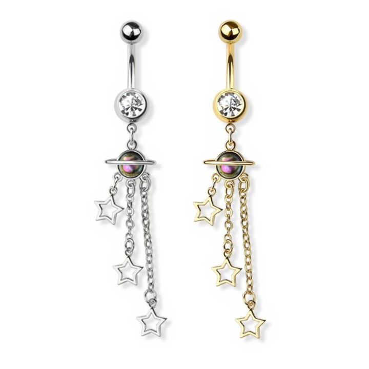 Cosmic Cascade Belly Dangle 14g