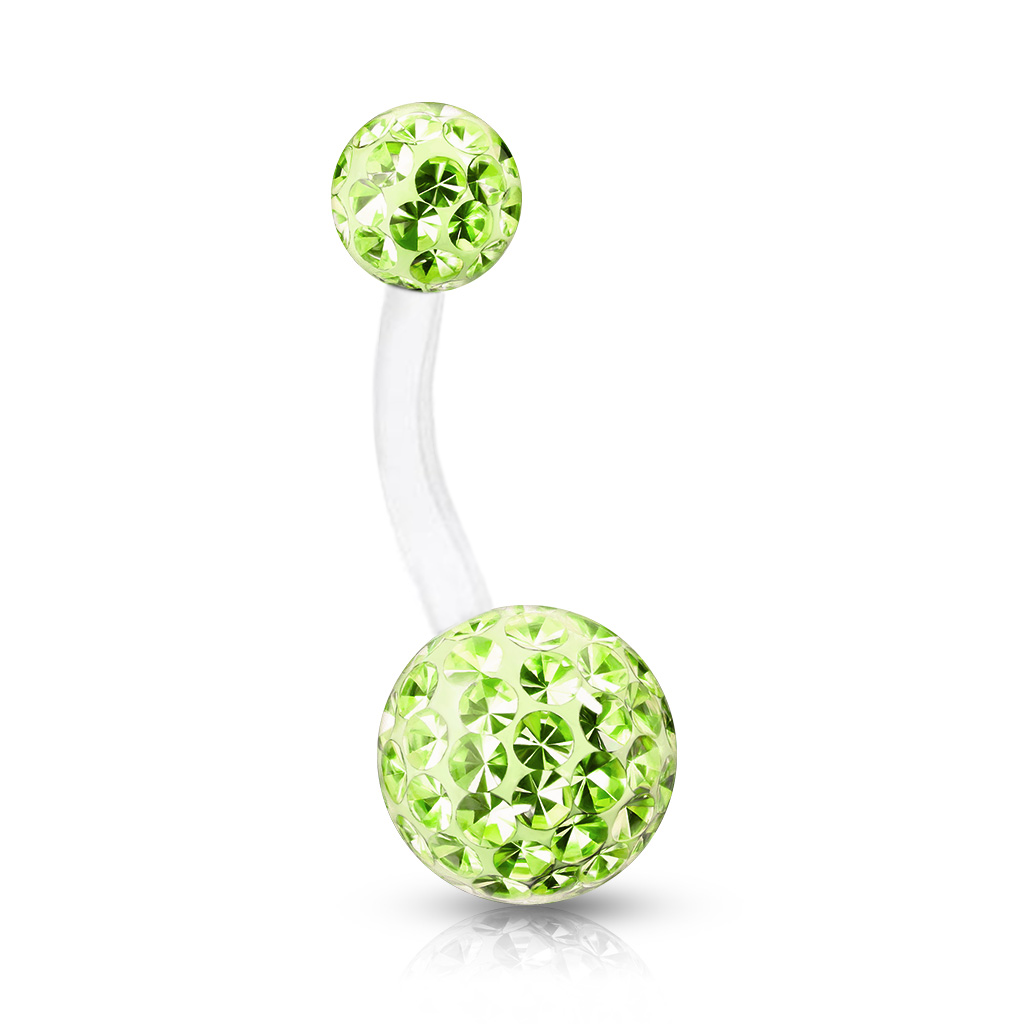 Surgical Steel Ferido Navel Barbell 14g