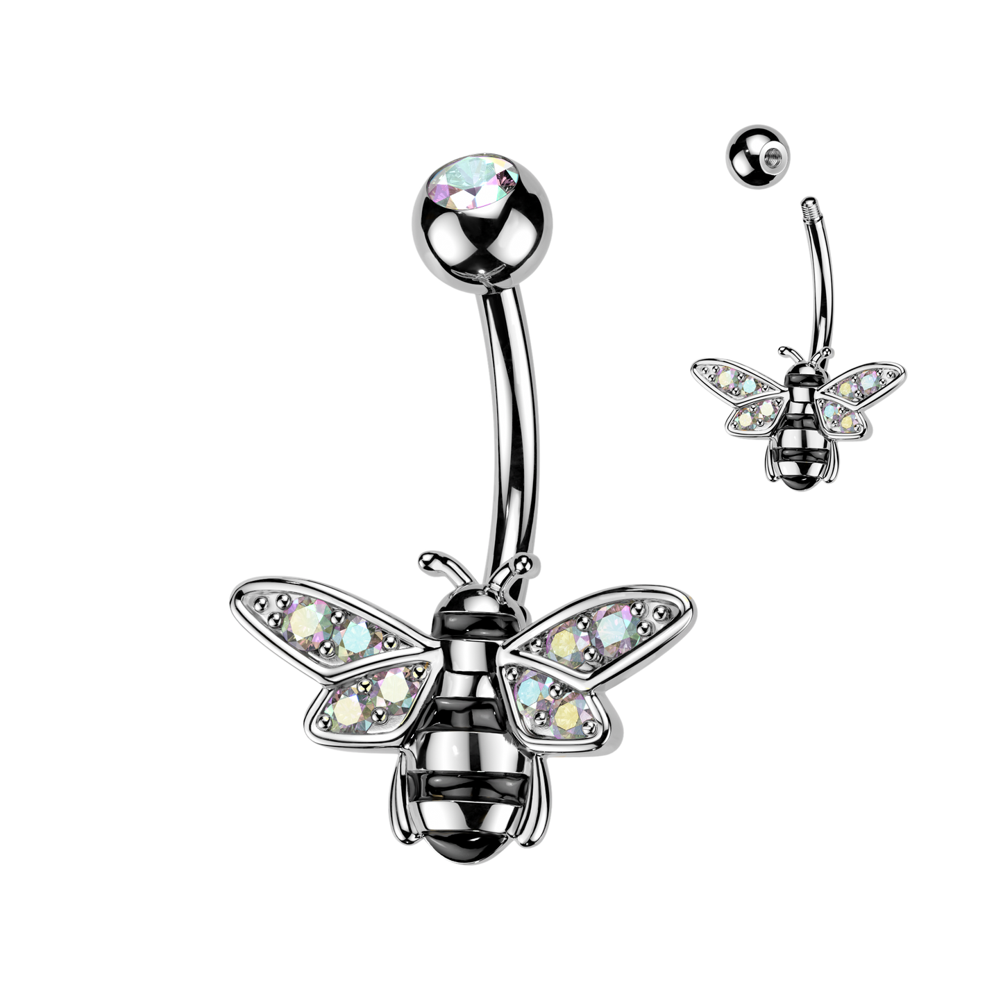 Bumblebee Navel Barbell 14g