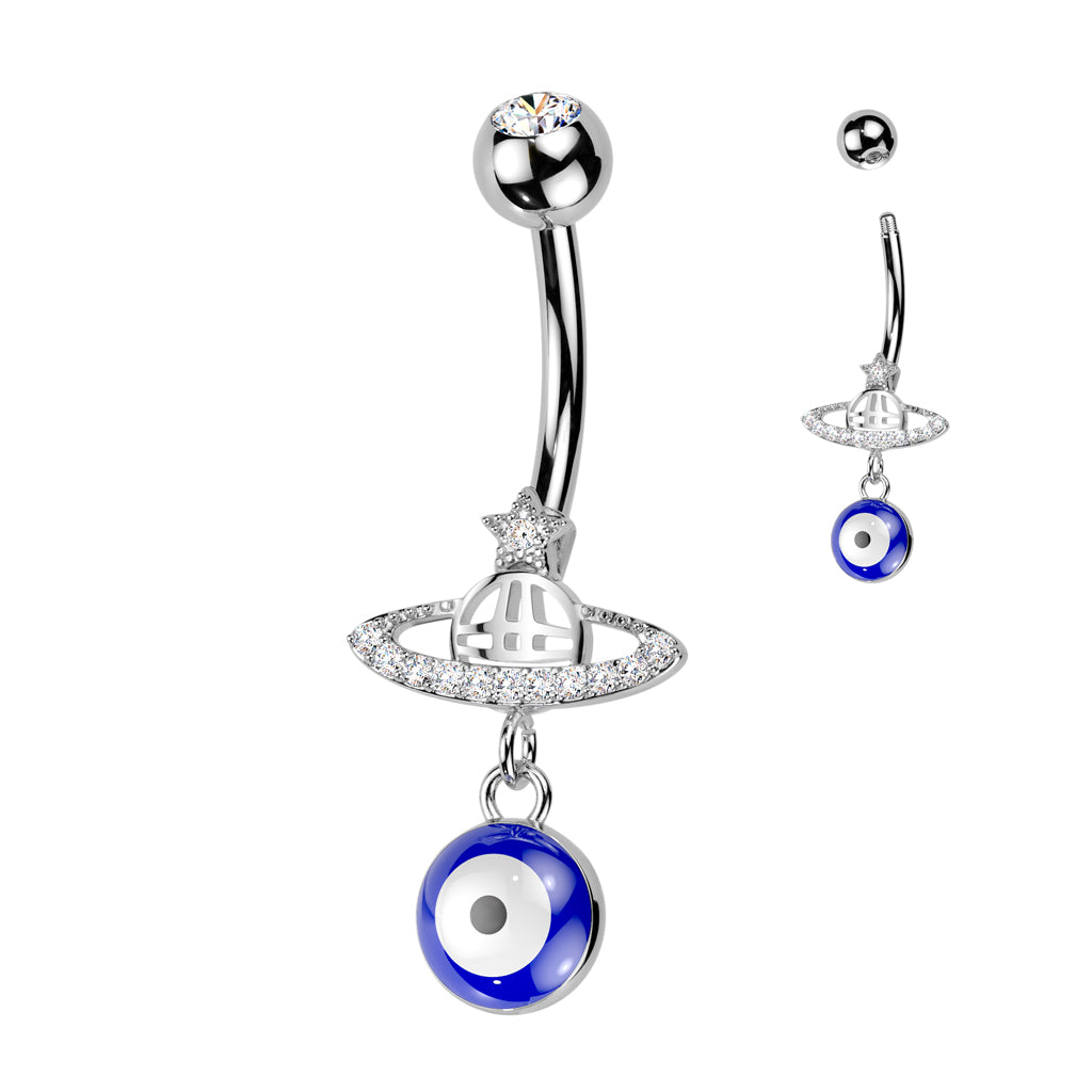 Planetary Protection Navel Dangle 14g
