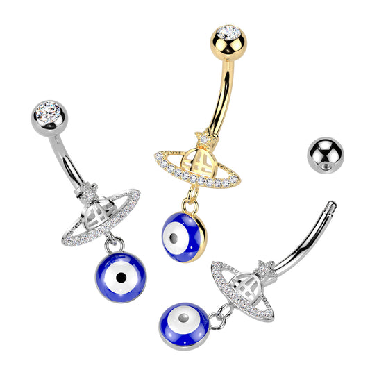 Planetary Protection Navel Dangle 14g