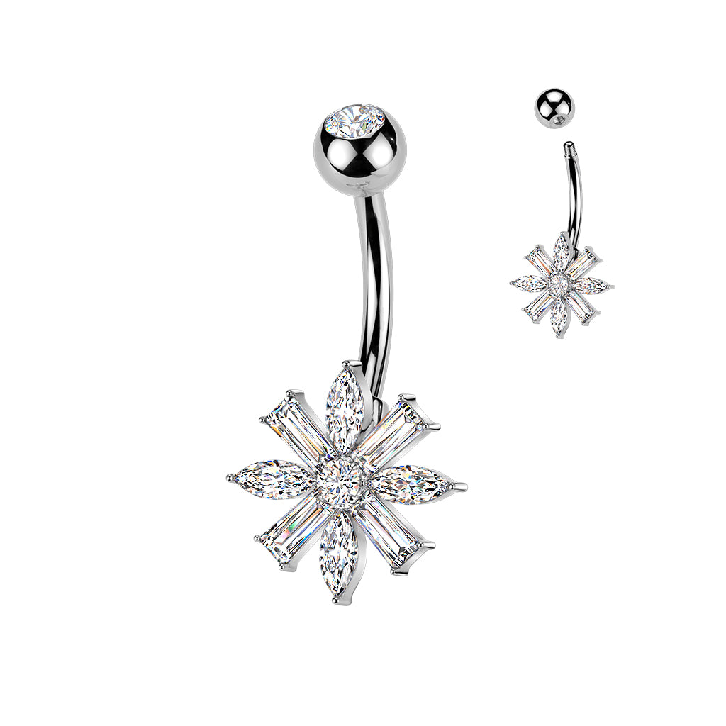 Arctic Star Navel Barbell 14g