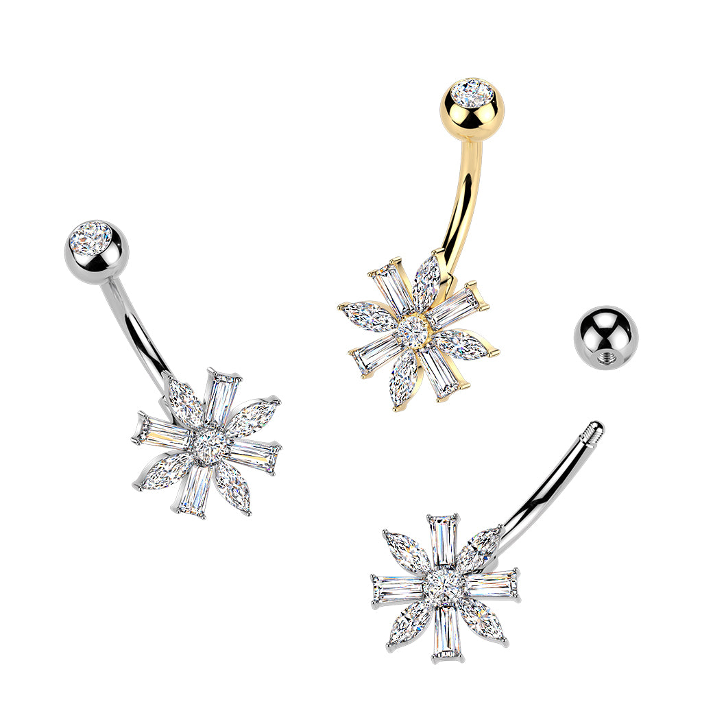 Arctic Star Navel Barbell 14g