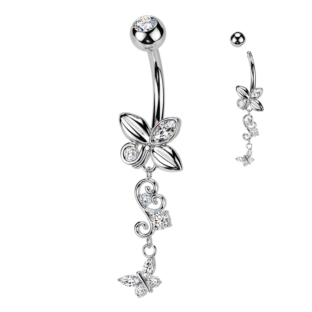 Enchanted Garden Navel Dangle 14g