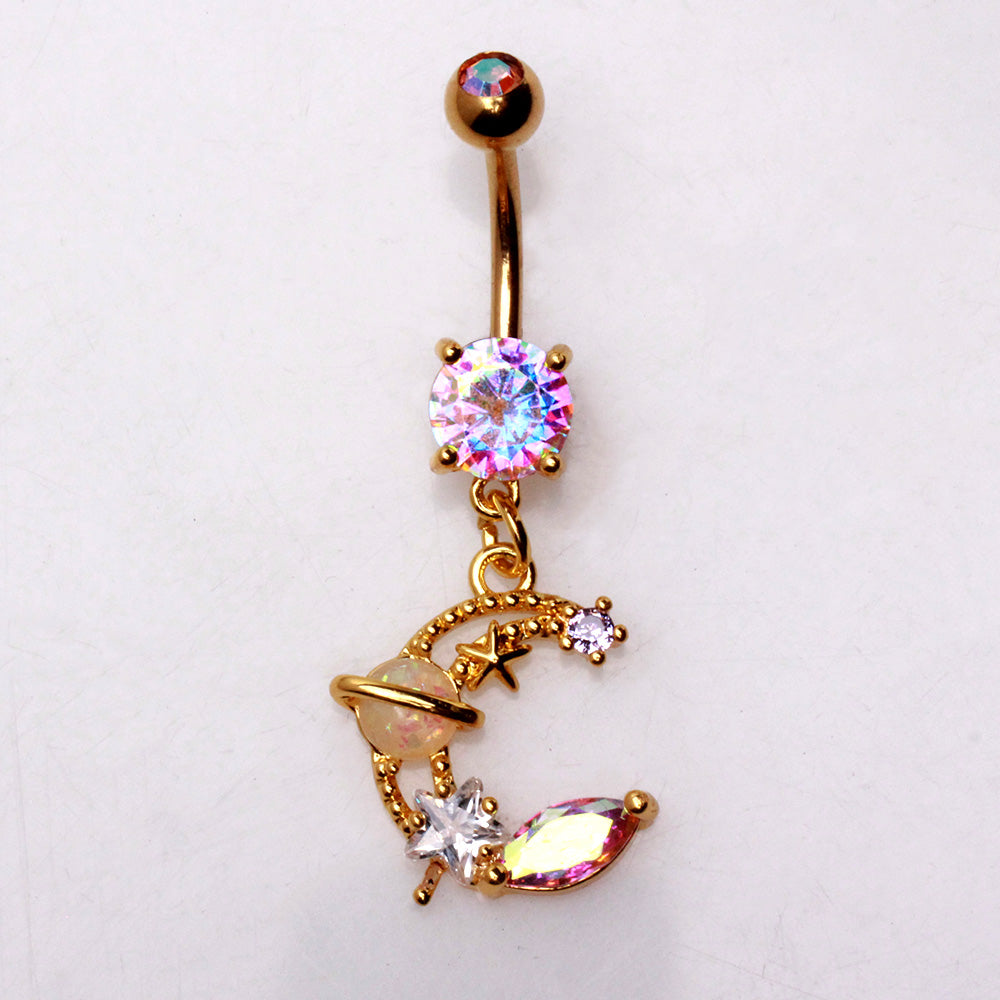 Celestial Iridescent Dream Navel Dangle 14g