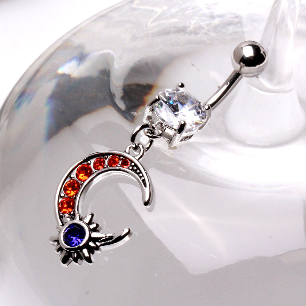 Lunar Solstice Navel Dangle 14g