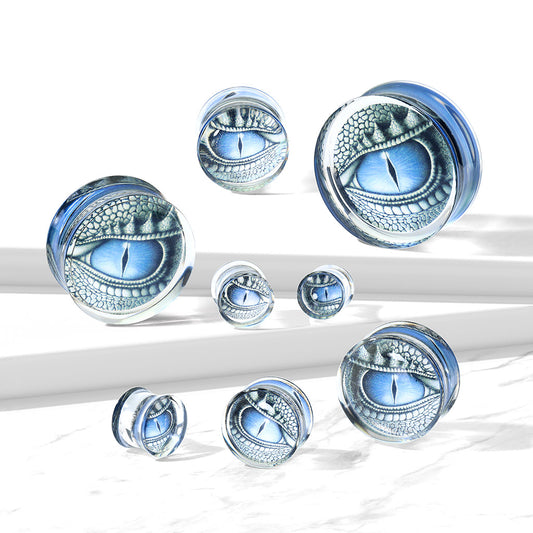 Lucite High Polish Dragons Eye Plugs