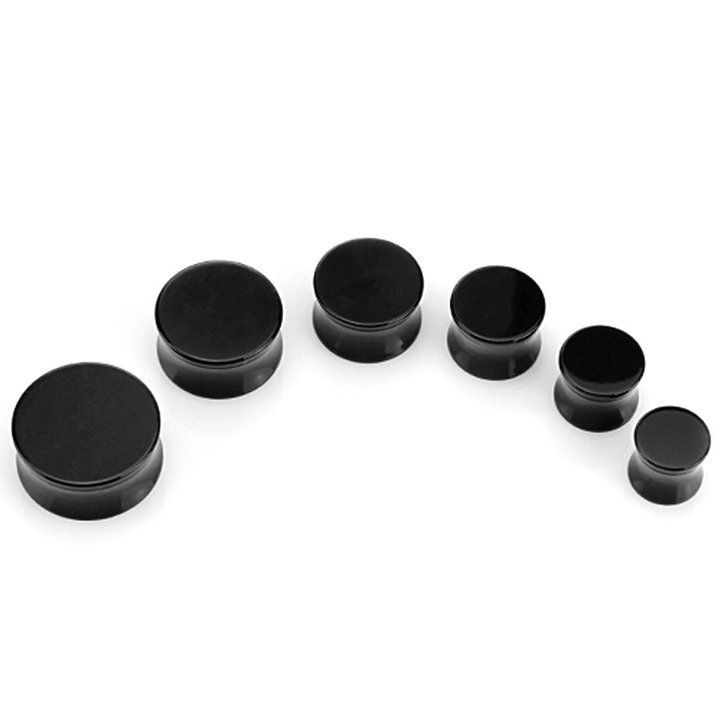 Lucite Double Flare Plugs 2g-1"
