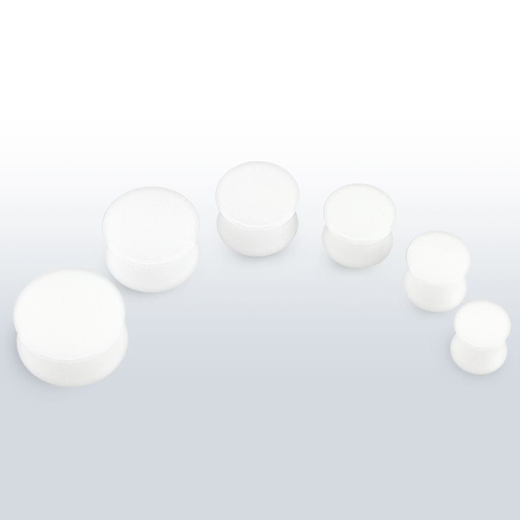 Double Flare Lucite Plugs 2g-1"