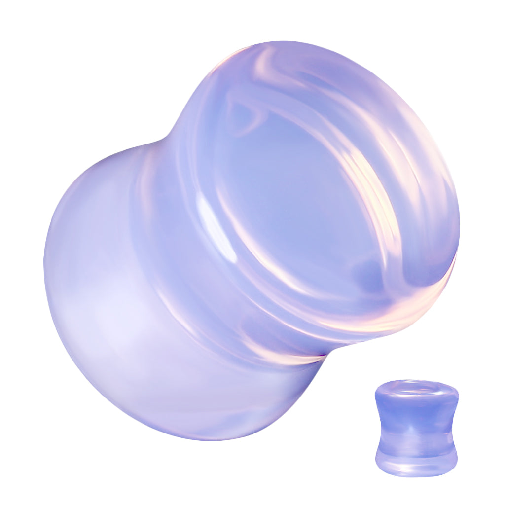 Purple Opalite Stone Plugs 2g - 1"