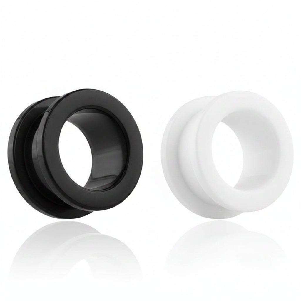 Lucite Machine Head Tunnels 10g - 1"