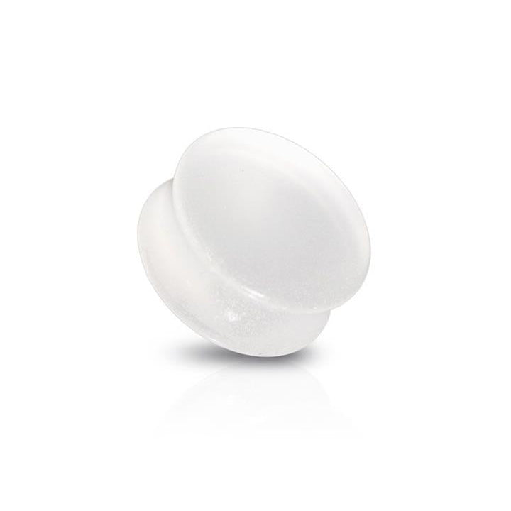 Glow in the Dark Lucite Double Flare Plugs 8g - 7/8"