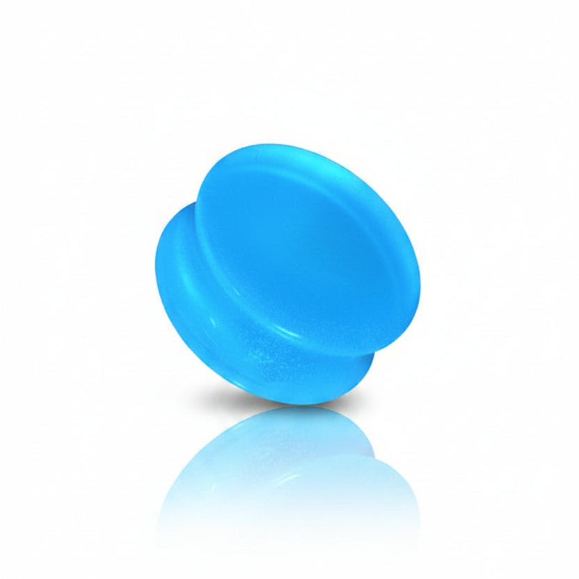Glow in the Dark Lucite Double Flare Plugs 8g - 7/8"