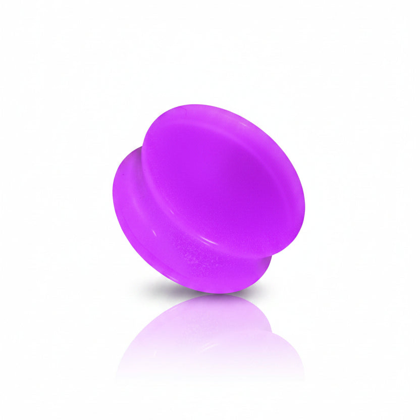 Glow in the Dark Lucite Double Flare Plugs 8g - 7/8"