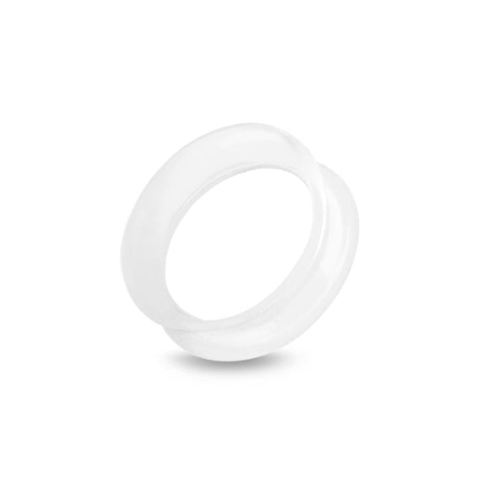 Silicone Thin Double Flare Tunnels 6g - 1"