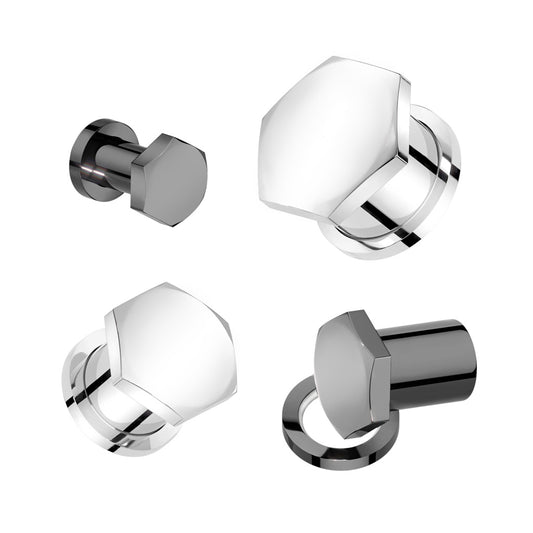 Hexagon Machine Head Plugs 2g - 5/8"