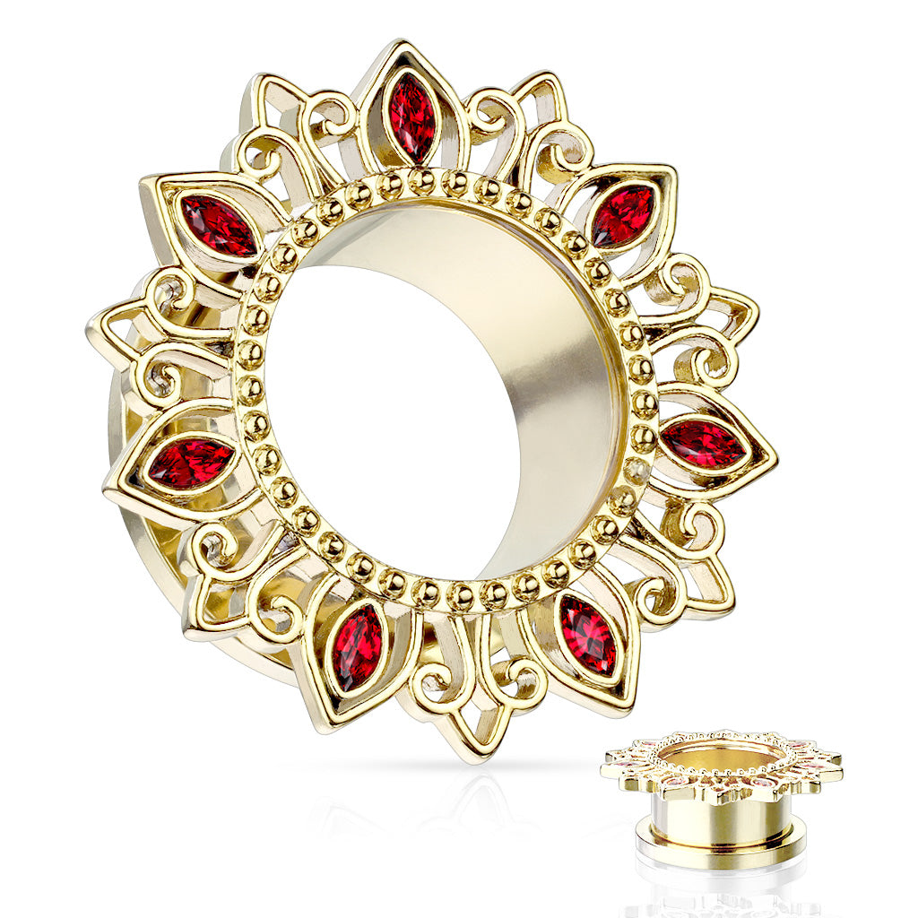 Marquise Lotus Machine Head Tunnels 2g - 1/2"