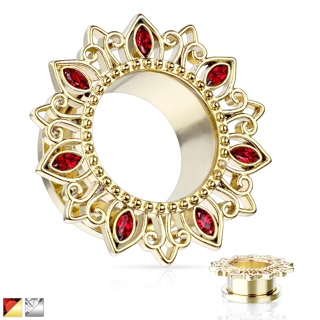Marquise Lotus Machine Head Tunnels 2g - 1/2"