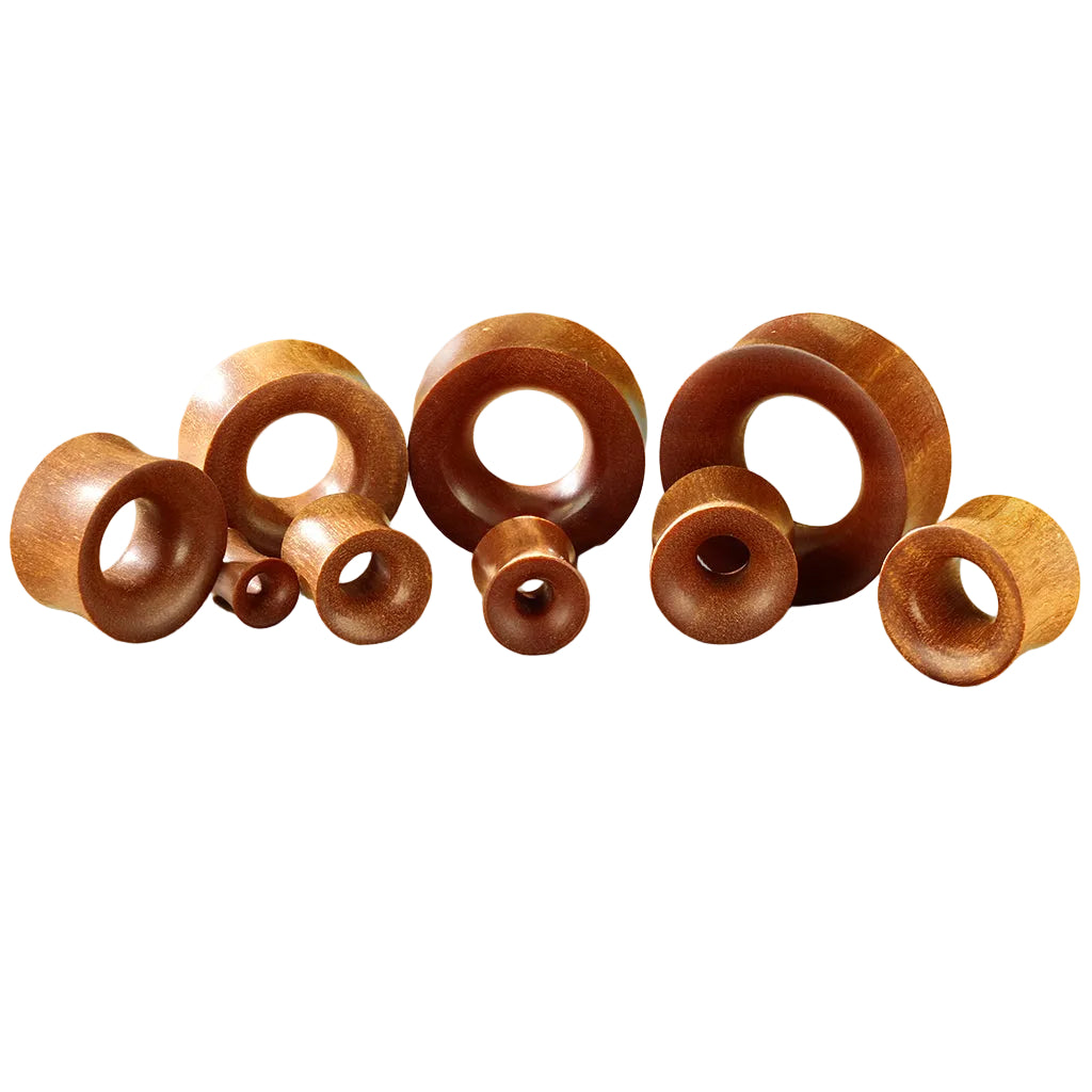Saba Wood Double Flare Tunnels 4g - 1"