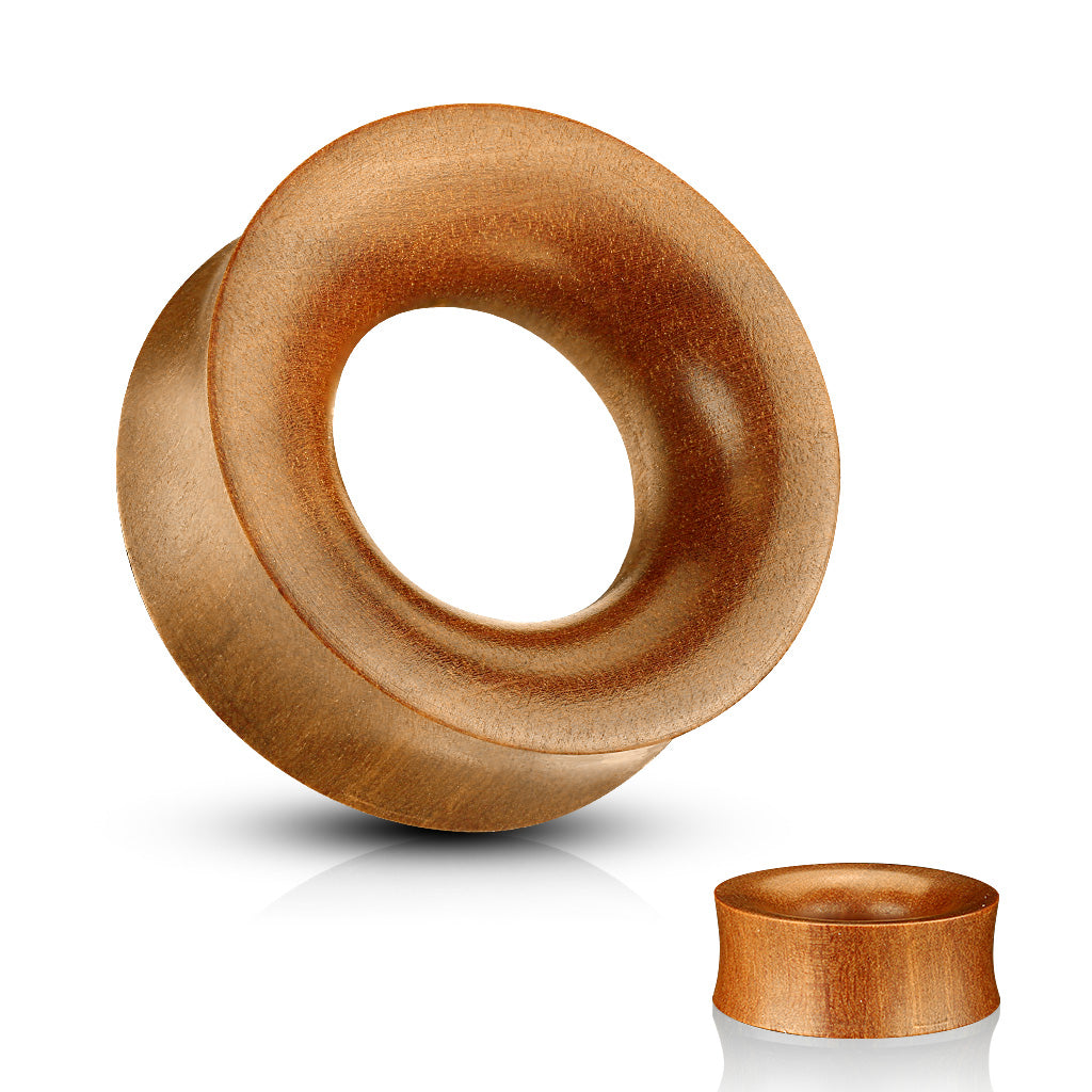 Saba Wood Double Flare Tunnels 4g - 1"