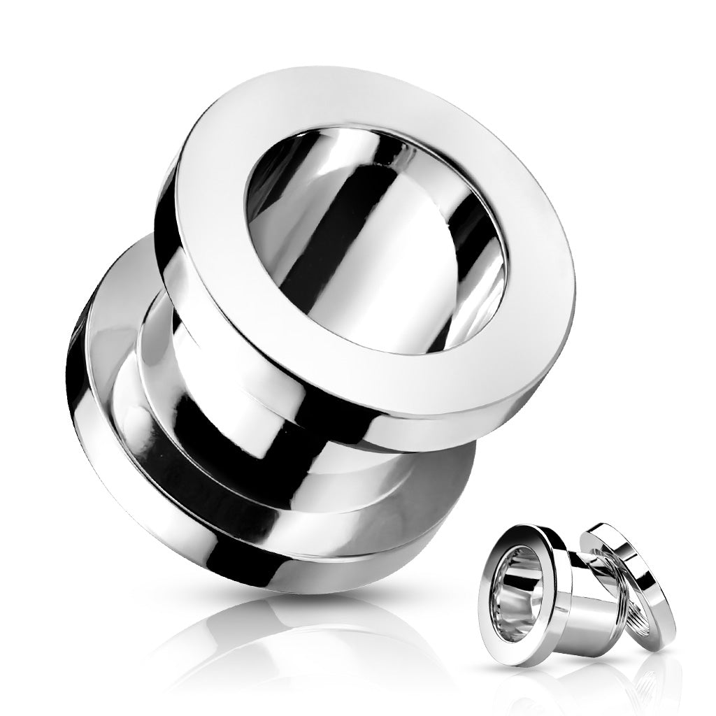 Surgical Steel Machine Head Tunnels 16g - 1 3/8"