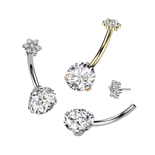 Premium Luxe Grade 23 Ti Belly Barbell $84.50