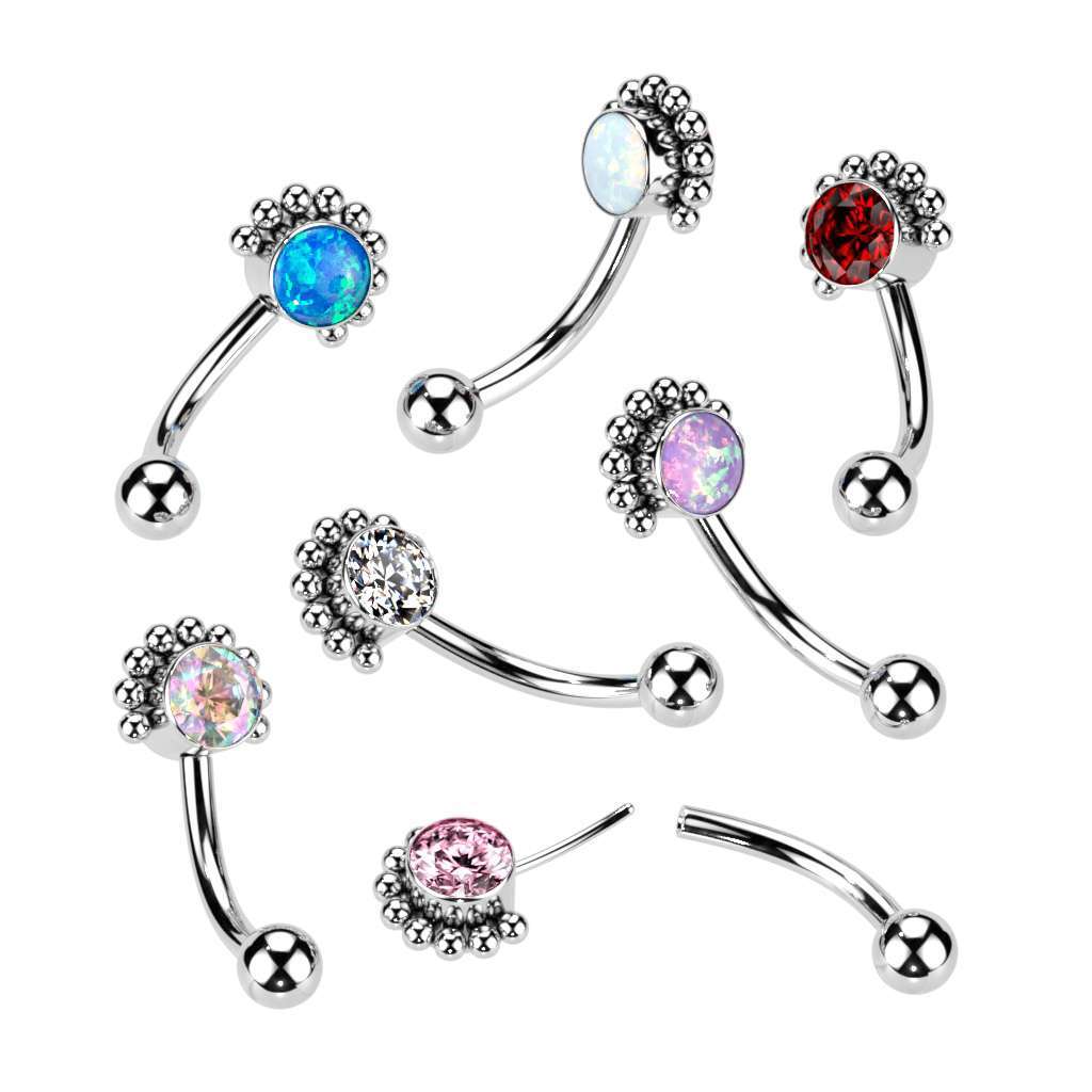 Premium Luxe Grade 23 Ti Eyebrow Barbell $49.50 (2)