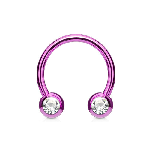 Forward Jewel Circular Barbell 16g